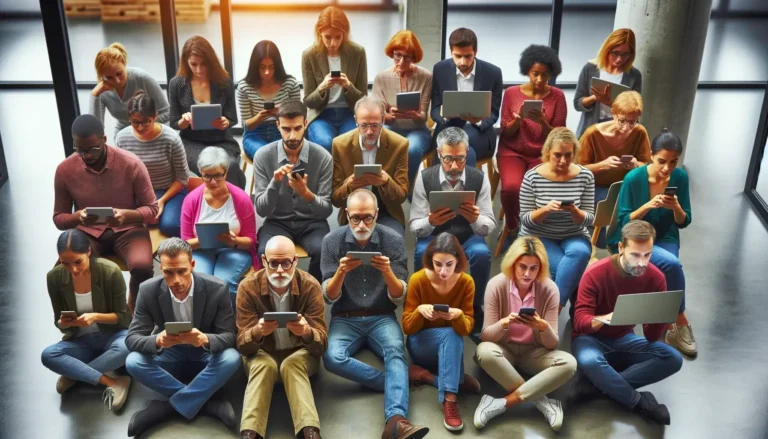 temps les gens passent-ils devant des écrans