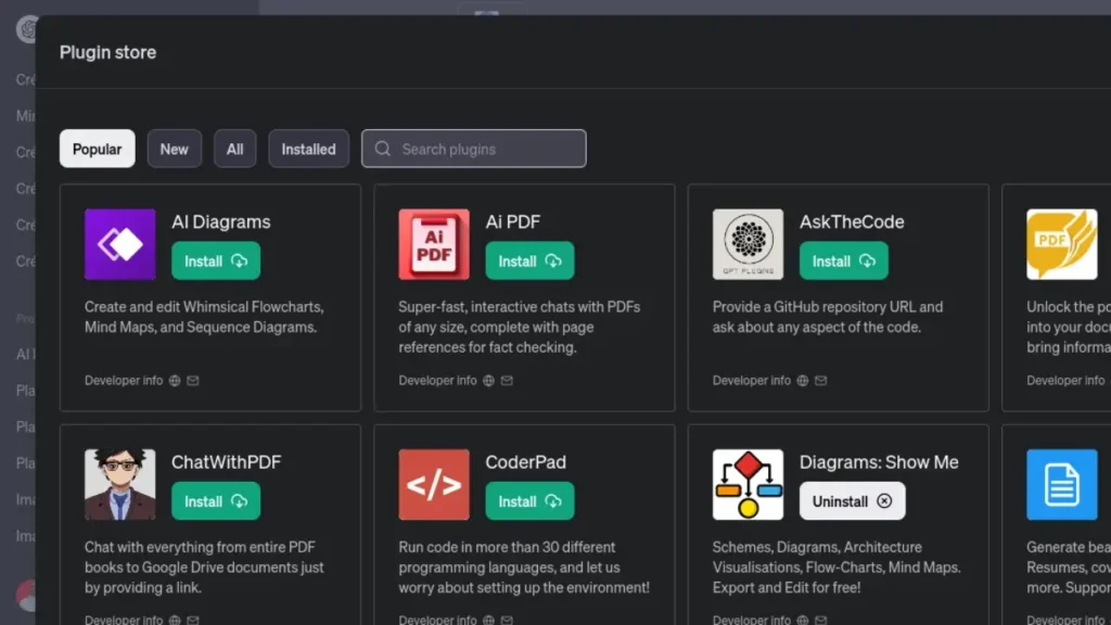 Plugins ChatGPT : Révolutionner l'Interaction Numérique et l'Engagement Utilisateur 5 Installation du Plugin