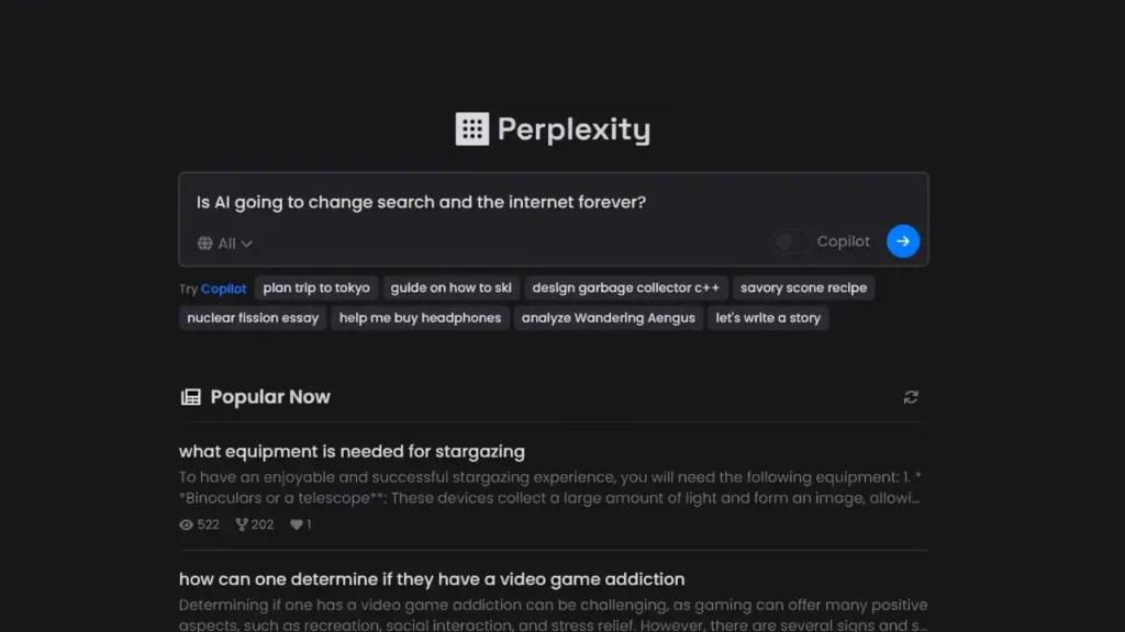 6 Méthodes Simples pour Accéder à ChatGPT-4 Gratuitement 5 Perplexity AI