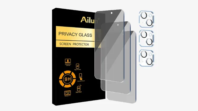 Meilleurs Protecteurs d'Écran pour iPhone 15 en 2024 6 Ailun 3-Pack Privacy Screen Protector