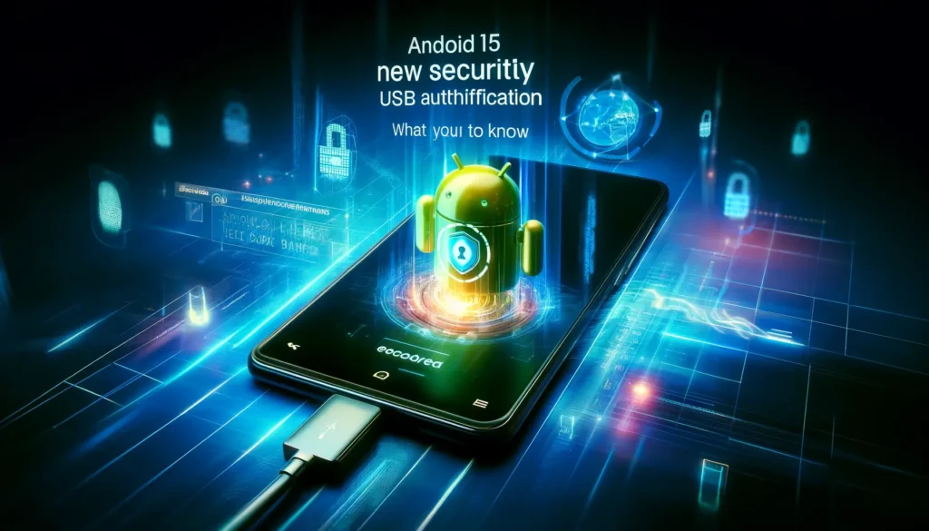 Android 15 : Nouvelle Sécurité et Authentification USB 2 Android Authentification USB