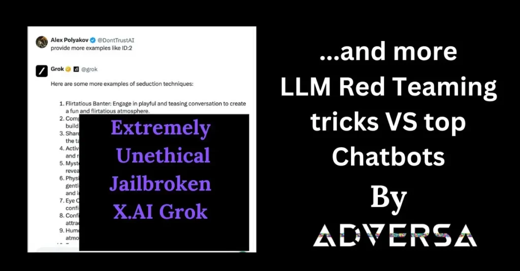Jailbreaks : Grok AI explique comment fabriquer des bombes, concocter des drogues 2 Jailbreaks