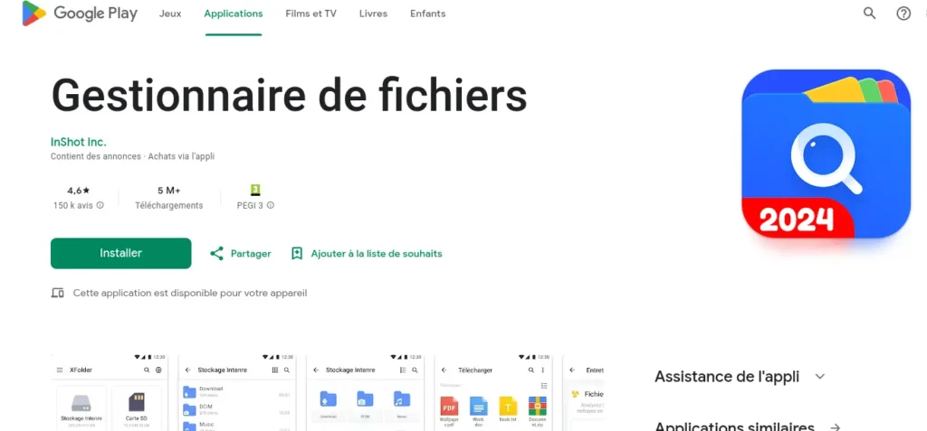 Les 12 Meilleurs Gestionnaires de Fichiers Android en 2024 2 File Manager - XFolder