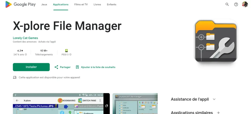 Les 12 Meilleurs Gestionnaires de Fichiers Android en 2024 5 X-plore File Manager
