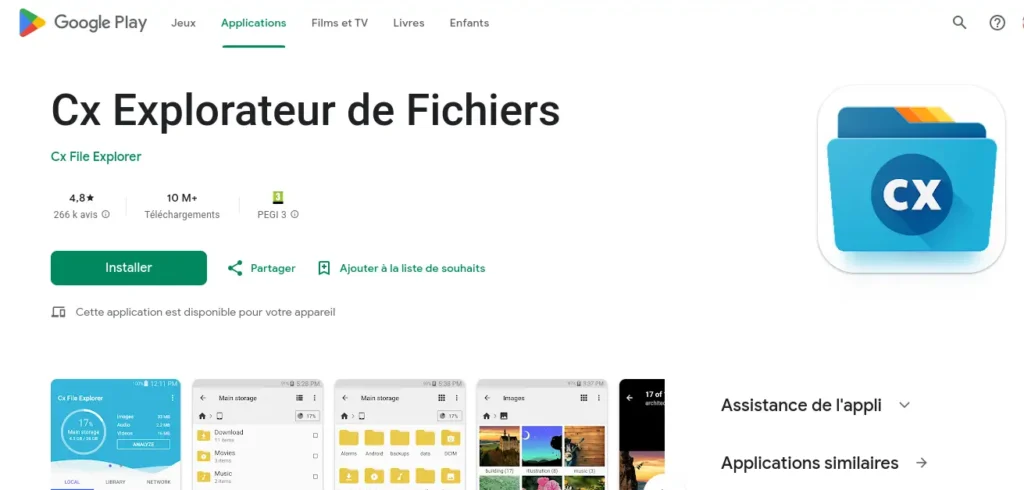 Les 12 Meilleurs Gestionnaires de Fichiers Android en 2024 9 Cx File Explorer