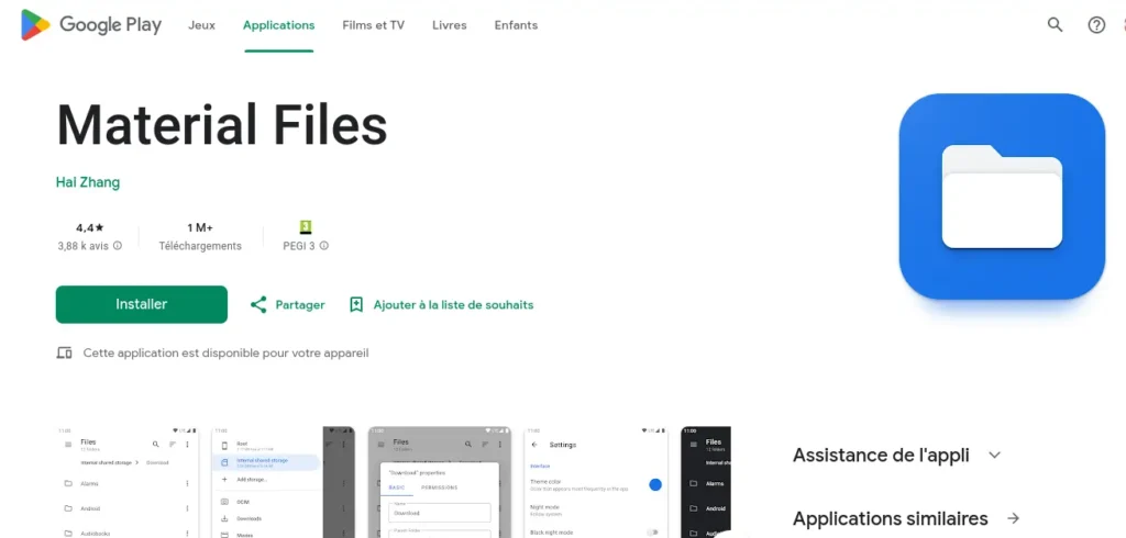 Les 12 Meilleurs Gestionnaires de Fichiers Android en 2024 11 Material Files