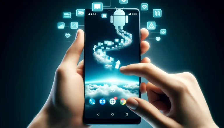 Glisser-Déposer du Contenu android