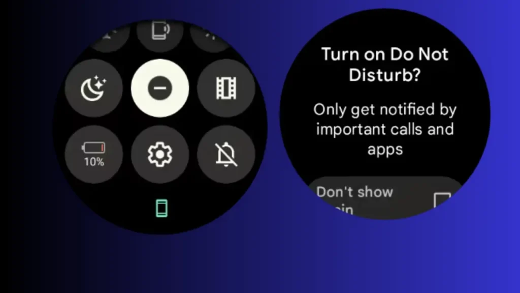 Comment Désactiver les Notifications d'une Montre Connectée Android 2 mode Ne Pas Déranger sur Google Pixel Watch 2