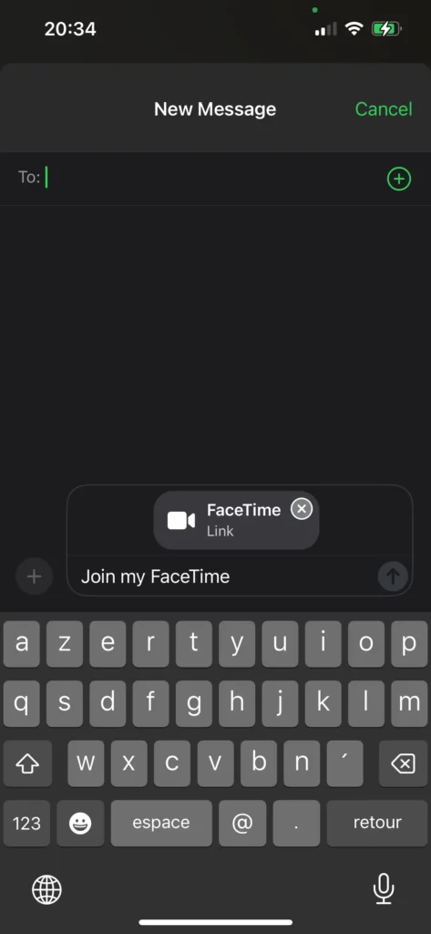 FaceTime sur Android et PC : Comment Profiter de l'Appel Vidéo d'Apple sans iPhone 9 Partager le lien
