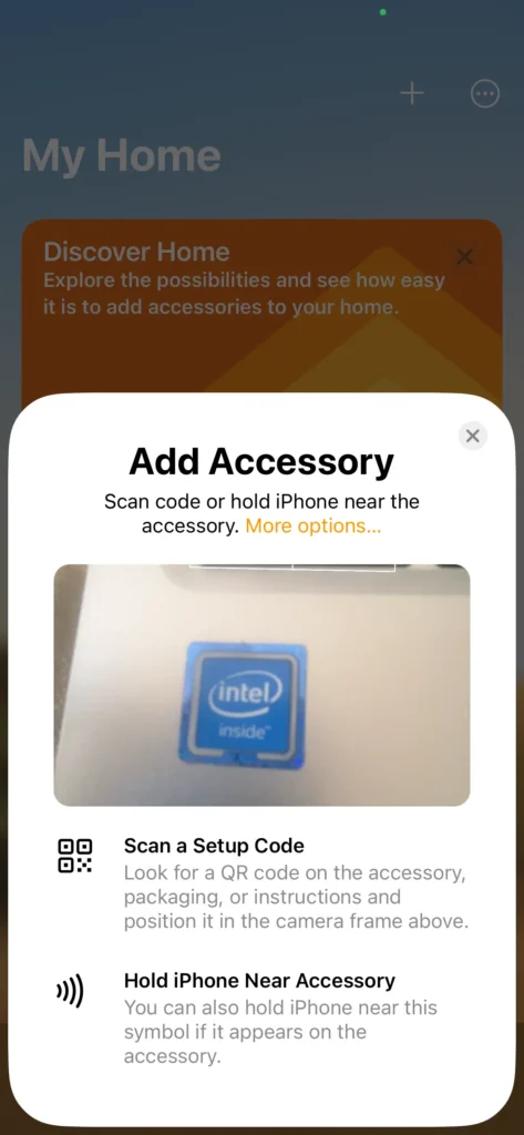 HomeKit de Apple: La Solution Domotique Intégrée pour les Utilisateurs d'Apple 4 Scannez le code QR ou saisissez le code
