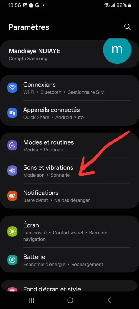Comment Activer le Mode Ne Pas Déranger sur un Appareil Android 3 Descends jusqu'à trouver "Son"