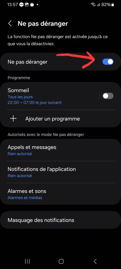 Comment Activer le Mode Ne Pas Déranger sur un Appareil Android 5 Appuie sur le bouton "Activer maintenant"