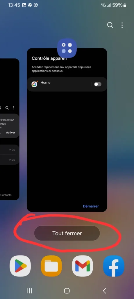 Voir les Apps Actives : Utiliser le Panneau de Réglages Rapides sur Android 3 Apps Actives