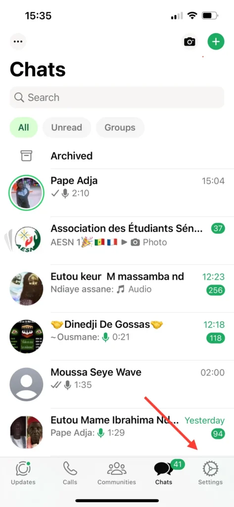 Comment Débloquer un Numéro sur votre Téléphone Android 13 Accédez aux paramètres