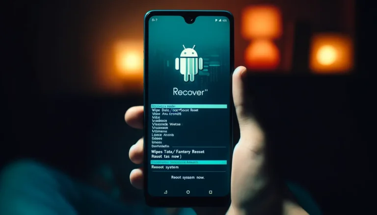 mode de récupération android