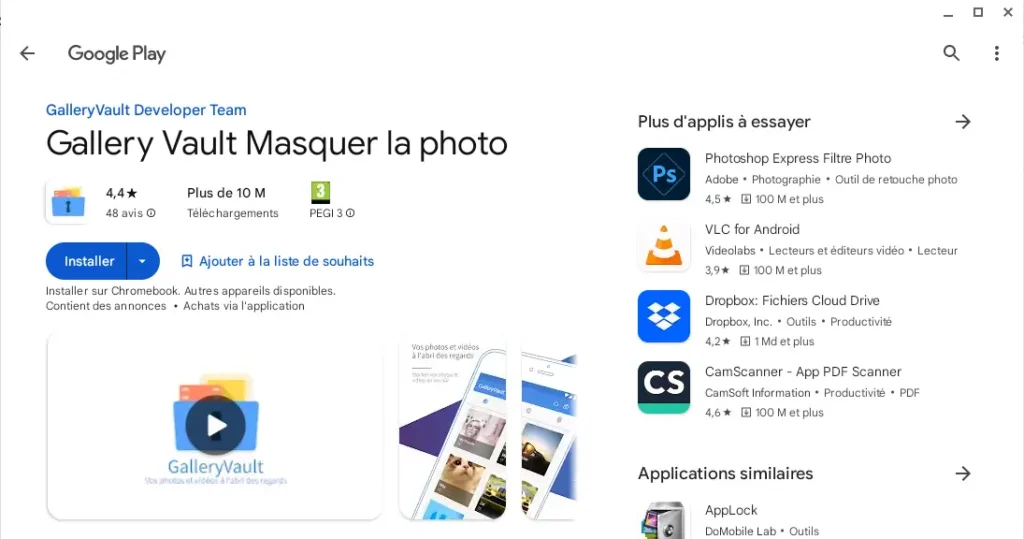 Comment Cacher des Photos personnelles sur votre Android ou iOS ? 19 Gallery Vault