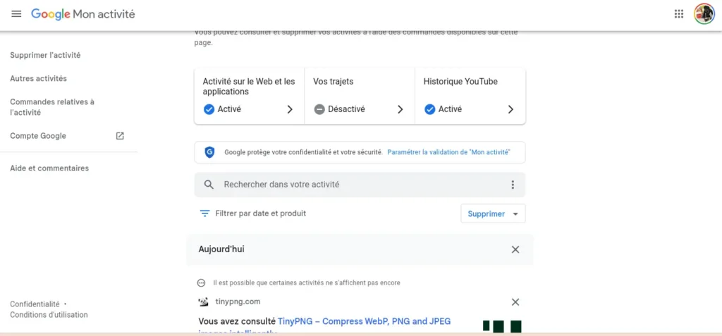 Comment Effacer l'Historique Google (et reprendre le contrôle de vos données) 11 Allez sur le site myactivity.google.com