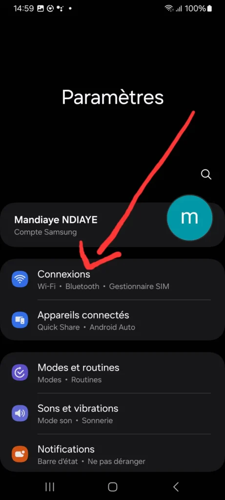 Comment faire en sorte qu'Android utilise le serveur DNS de votre choix ? 2 "Réseau et Internet" ou "Connexion"