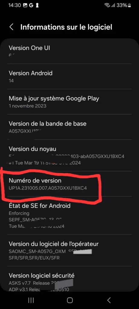 Comment Facilement Utiliser l'ADB sans Fil sur Android 4 Puis cliquez sept fois sur "Numéro de version"