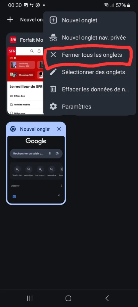 Comment Fermer tous le Onglets Chrome d'un coup ? 4 Puis appuyez sur "Fermer tous les onglets"