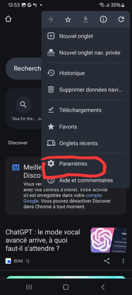 Comment accéder à vos mots de passe dans Google Chrome 3 Accès aux paramètres
