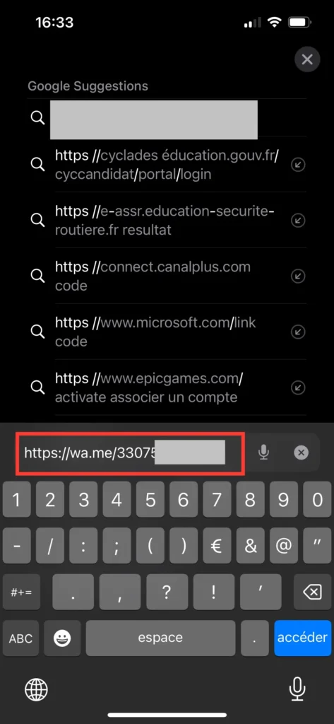 Comment Envoyer des Messages WhatsApp à un Numéro Non Enregistré ? 3 Ajouter le numéro