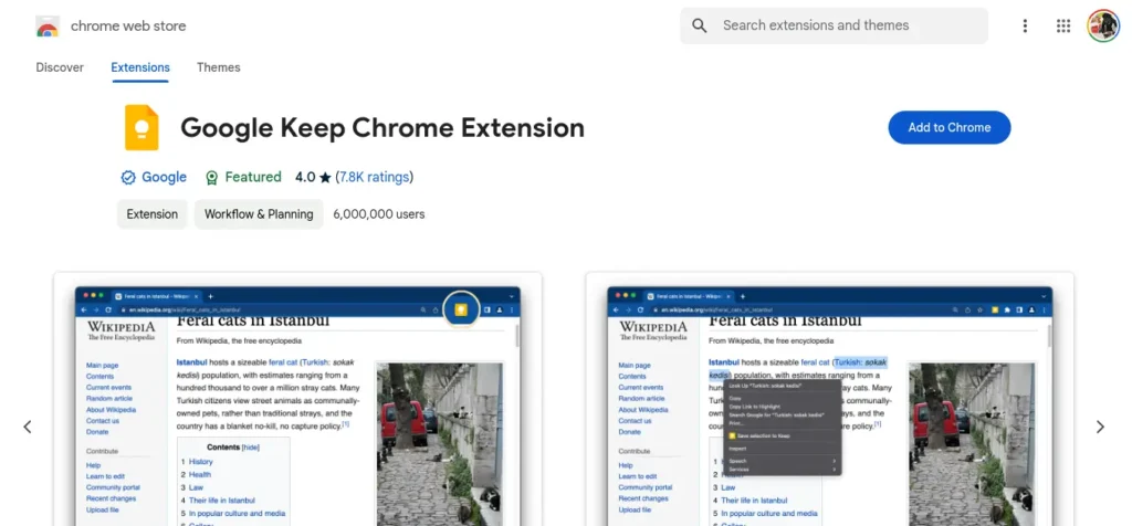 8 meilleures extensions pour Chromebook, pour les novices comme pour les utilisateurs chevronnés 5 Google Keep