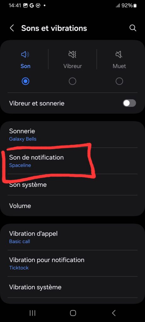 Comment Modifier les Sons de Notification sur Android 4 "Son de notification"