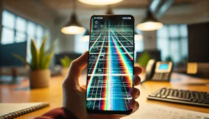 Écran Android qui Scintille